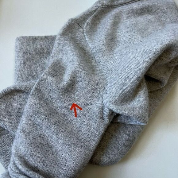 J.Crew Cashmere Grey Crewneck Sweater XS - Picture 8 of 9
